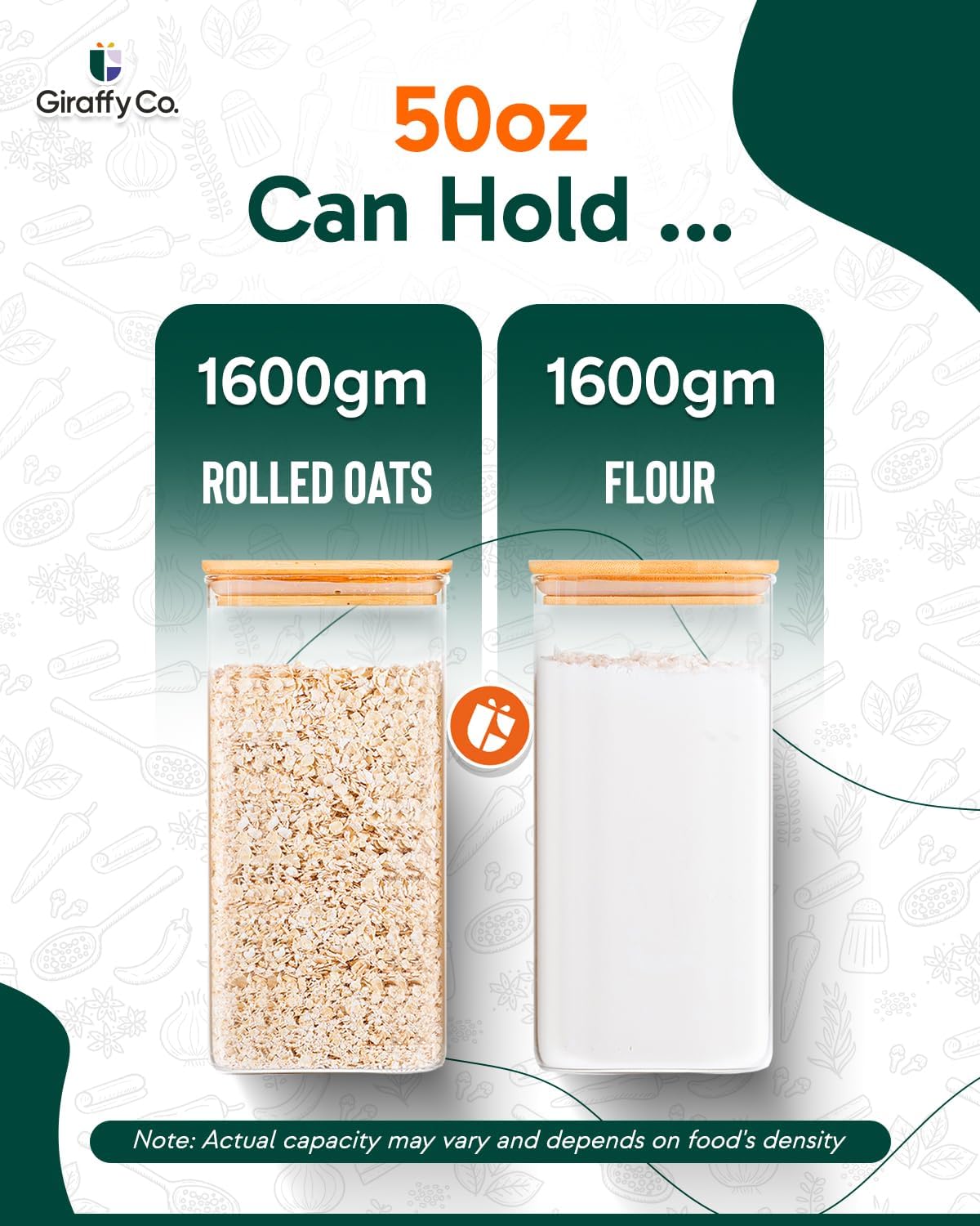 Glass Food Storage Jars with A - Food Storage Airtight avis et prix