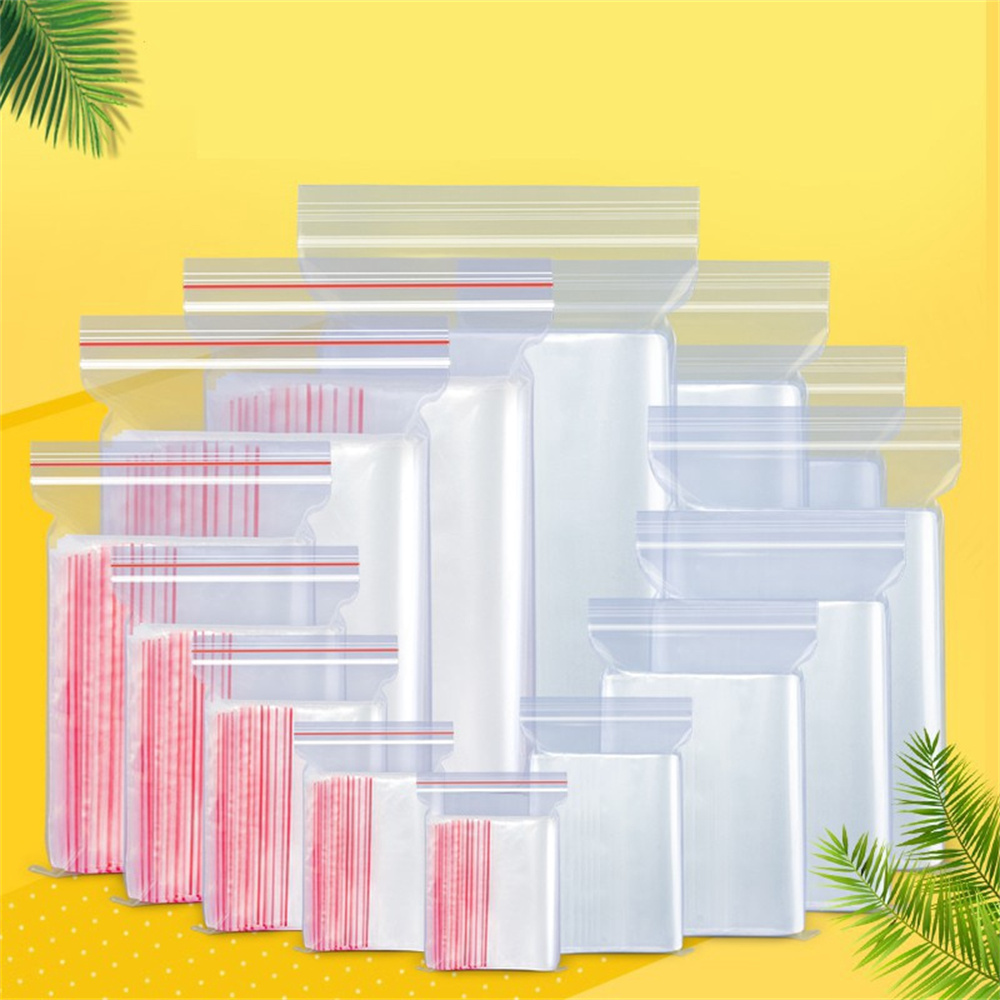 100 Pcs/Pack 5-12 Wire Self Se - Food Storage Ziploc Bags avis et prix