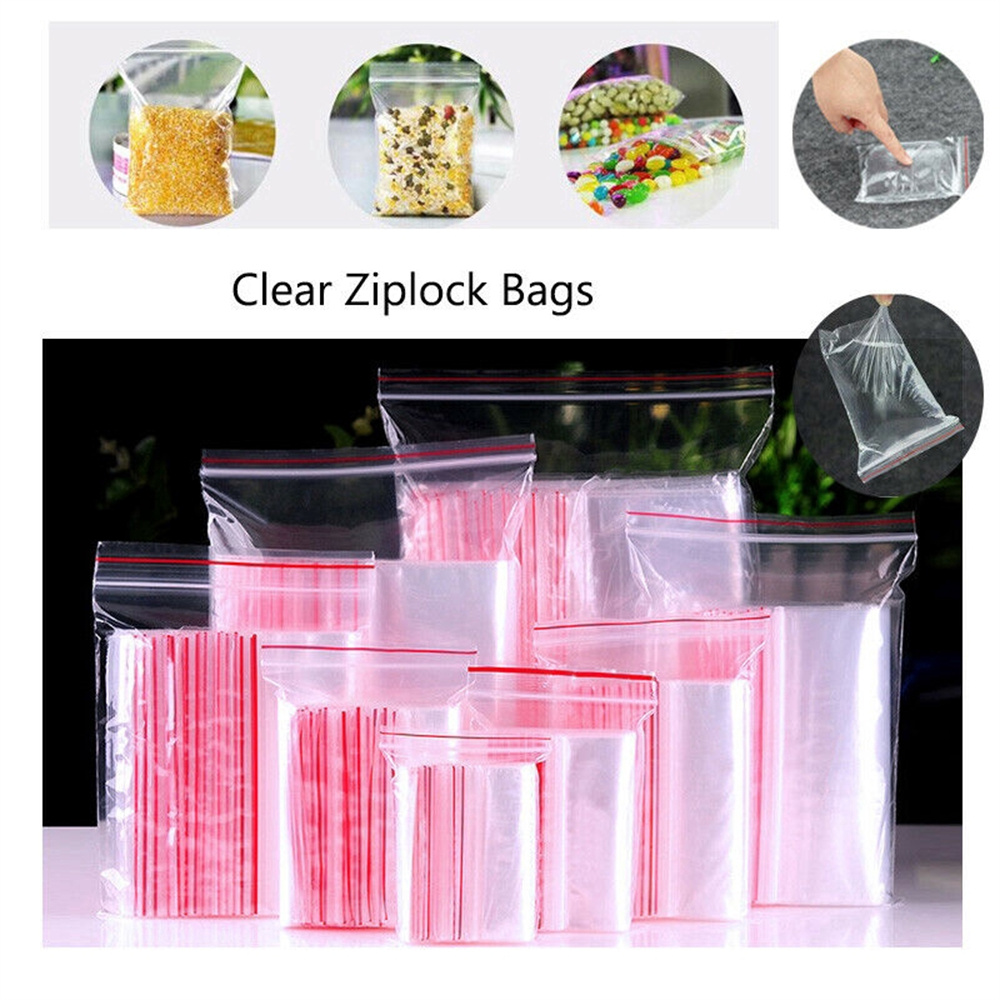 100 Pcs/Pack 5-12 Wire Self Se - Food Storage Ziploc Bags avis et prix