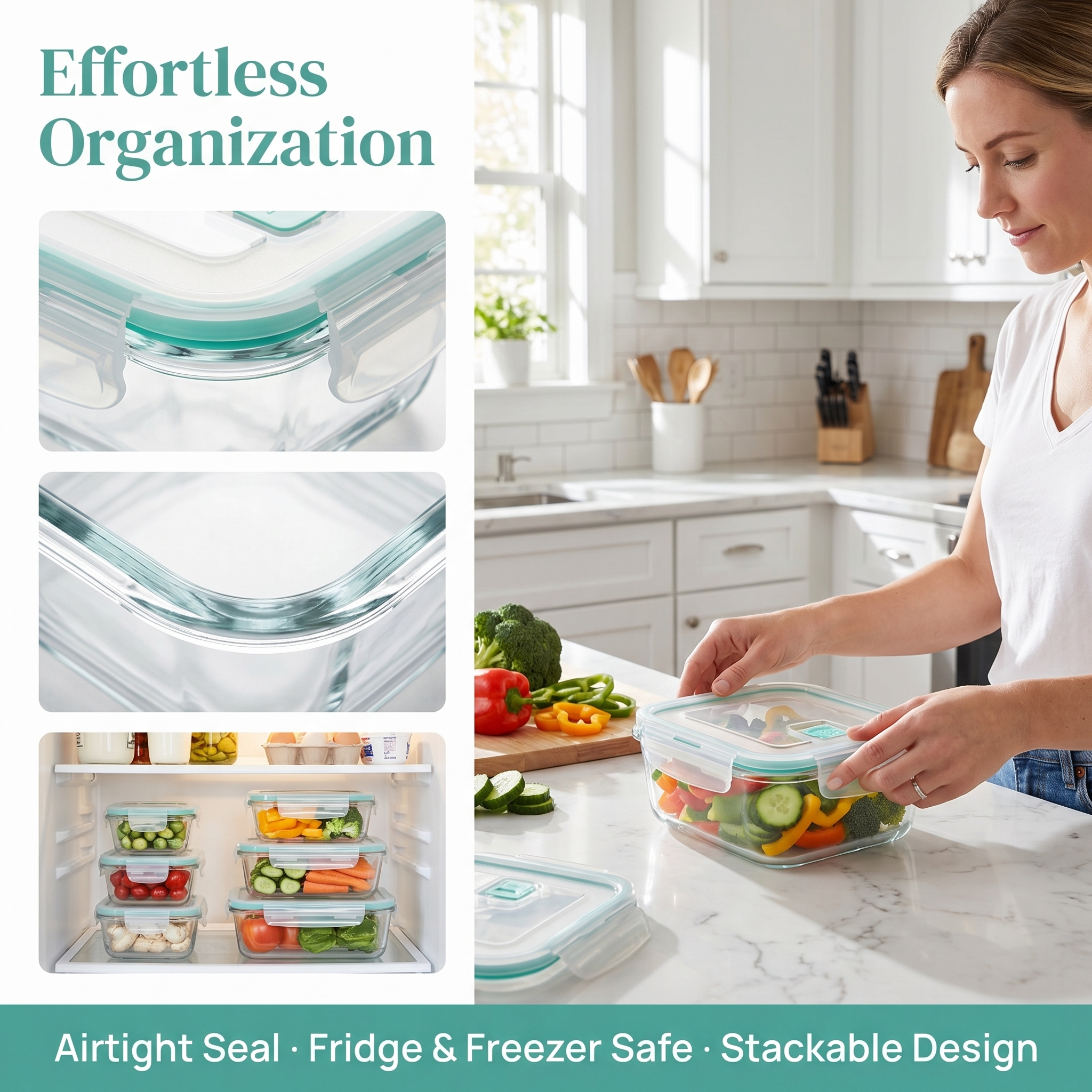A set of 8 food storage contai - Food Storage Box avis et prix