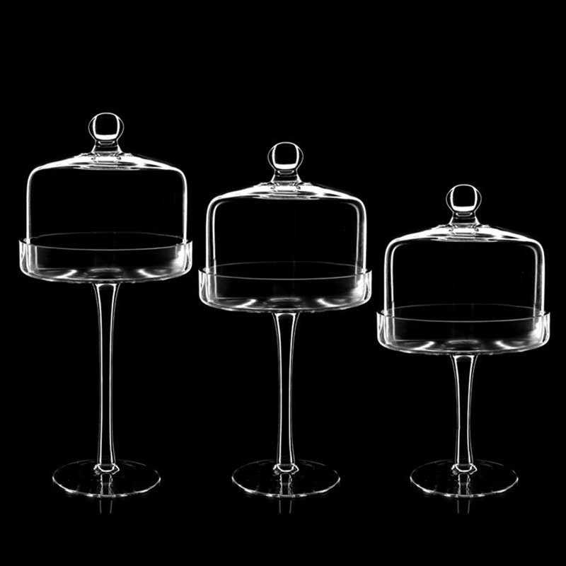 High Legged Transparent Glass  - Food Storage Lidl avis et prix