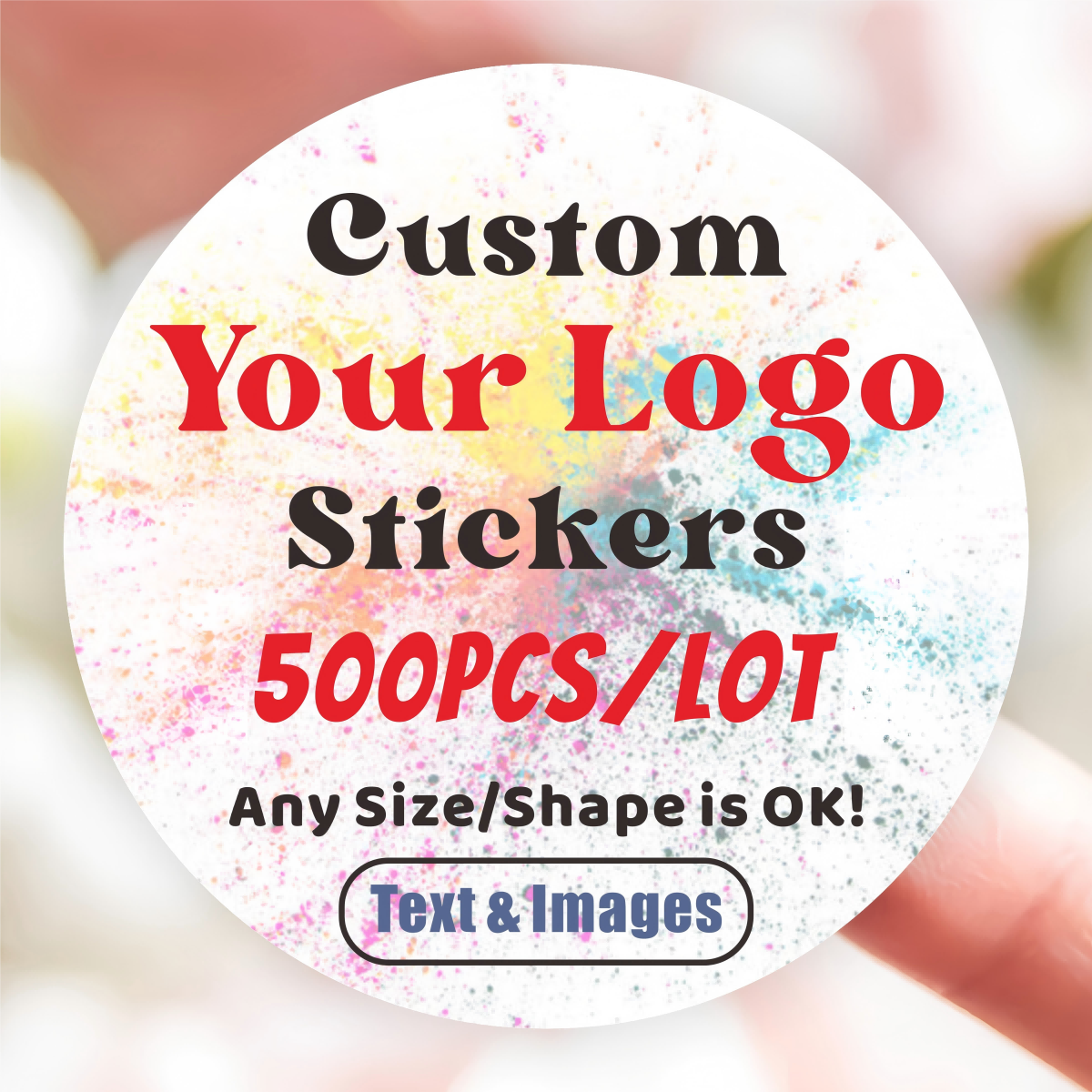 500PCS Custom Stickers Customi - Food Storage Label avis et prix
