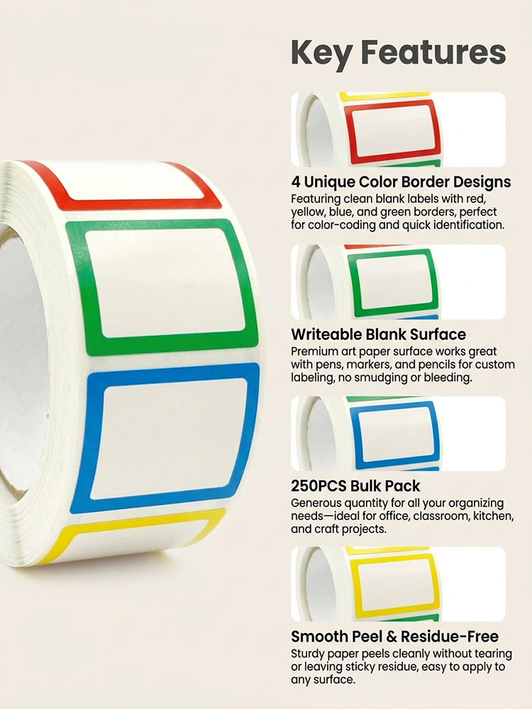 250Pcs/Roll Name Storage Books - Food Storage Label avis et prix