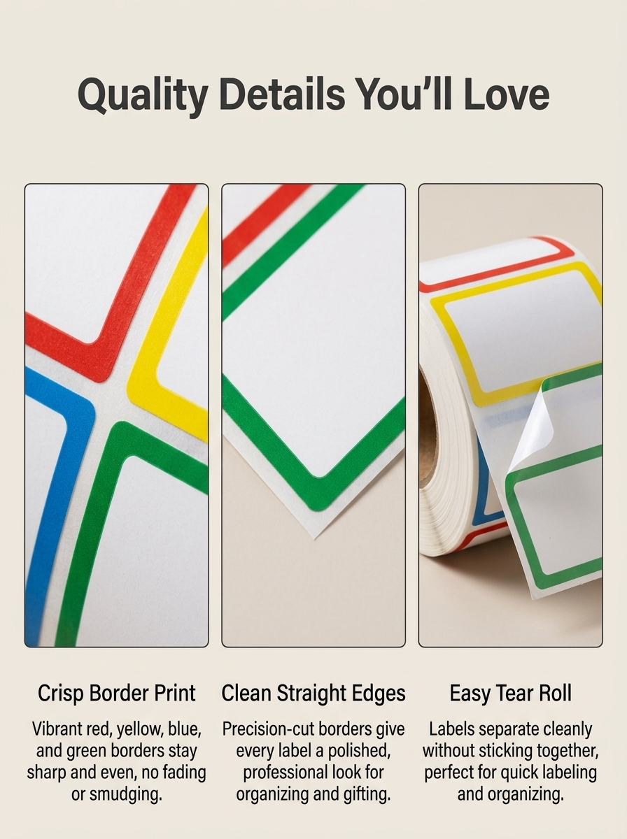 250Pcs/Roll Name Storage Books - Food Storage Label avis et prix