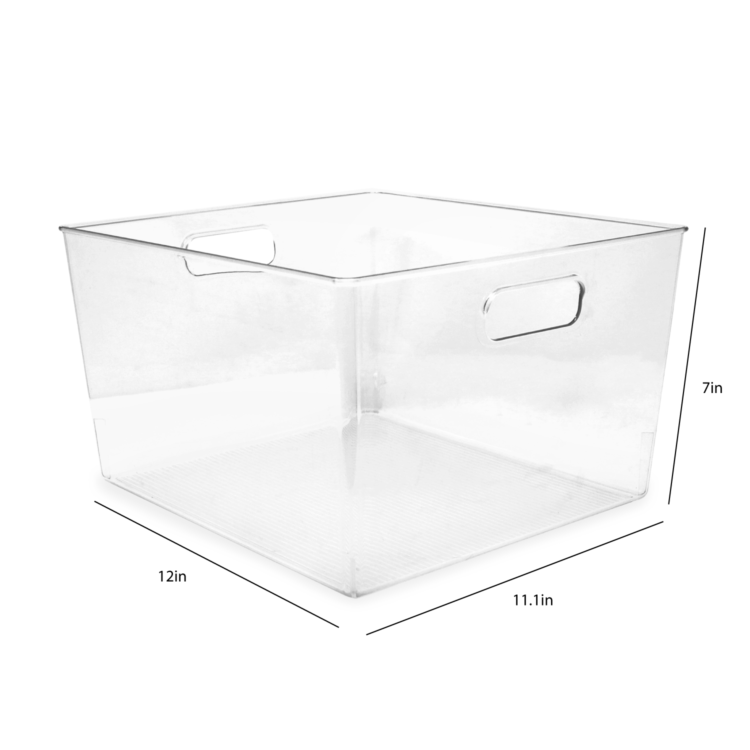 Stackable Plastic Bins with Ha - Stackable Pantry Bin avis et prix