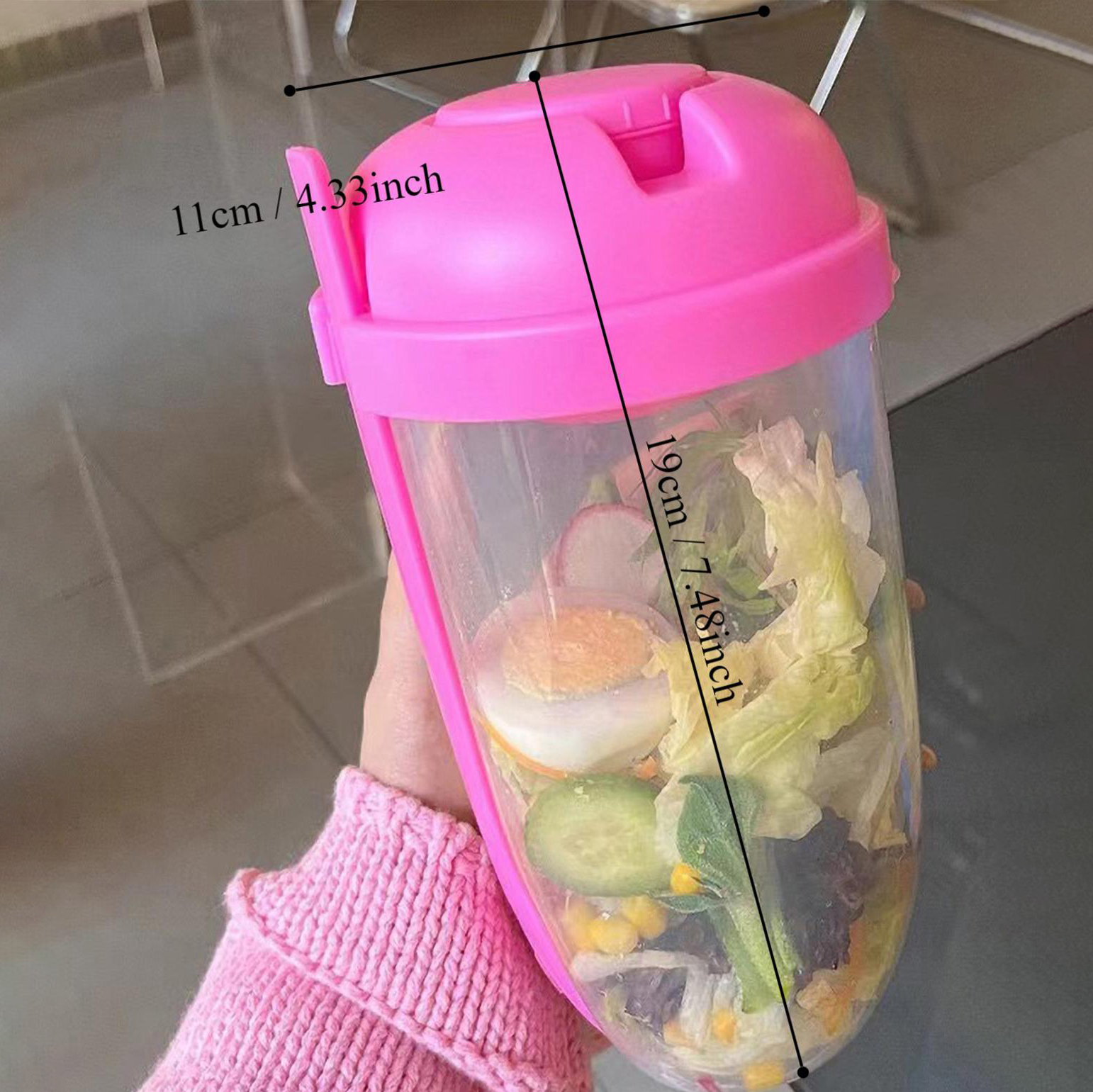 3In1 Portable Salad Cup Breakf - Food Storage Yogurt avis et prix