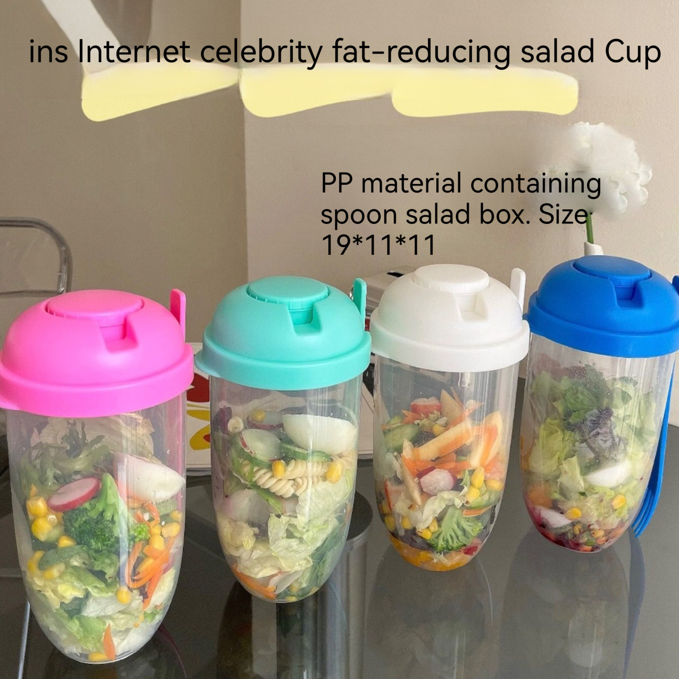 3In1 Portable Salad Cup Breakf - Food Storage Yogurt avis et prix