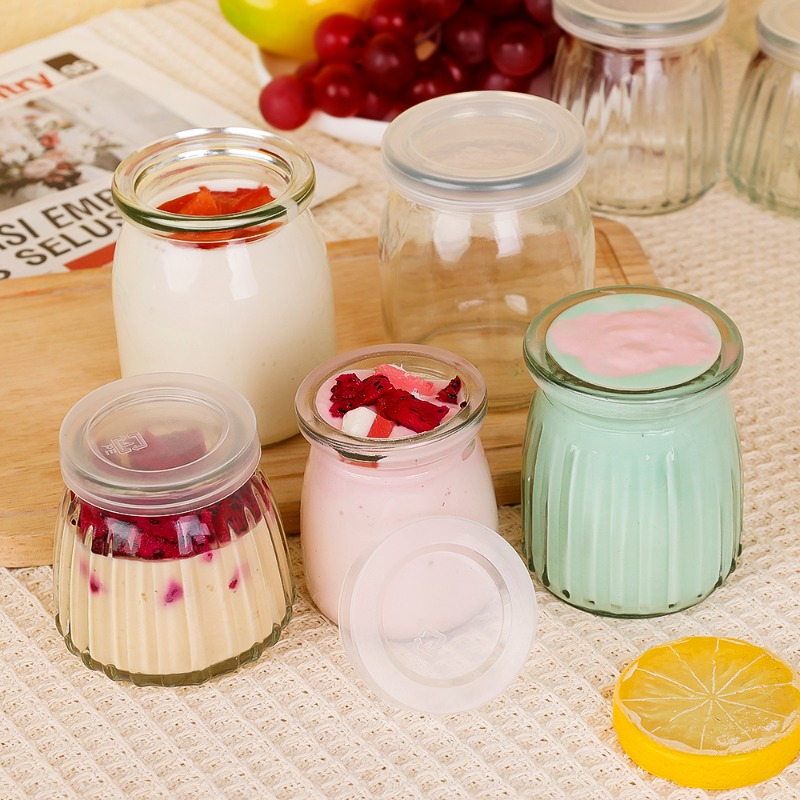 100/150/200ML Glass Yogurt Jar - Food Storage Yogurt avis et prix