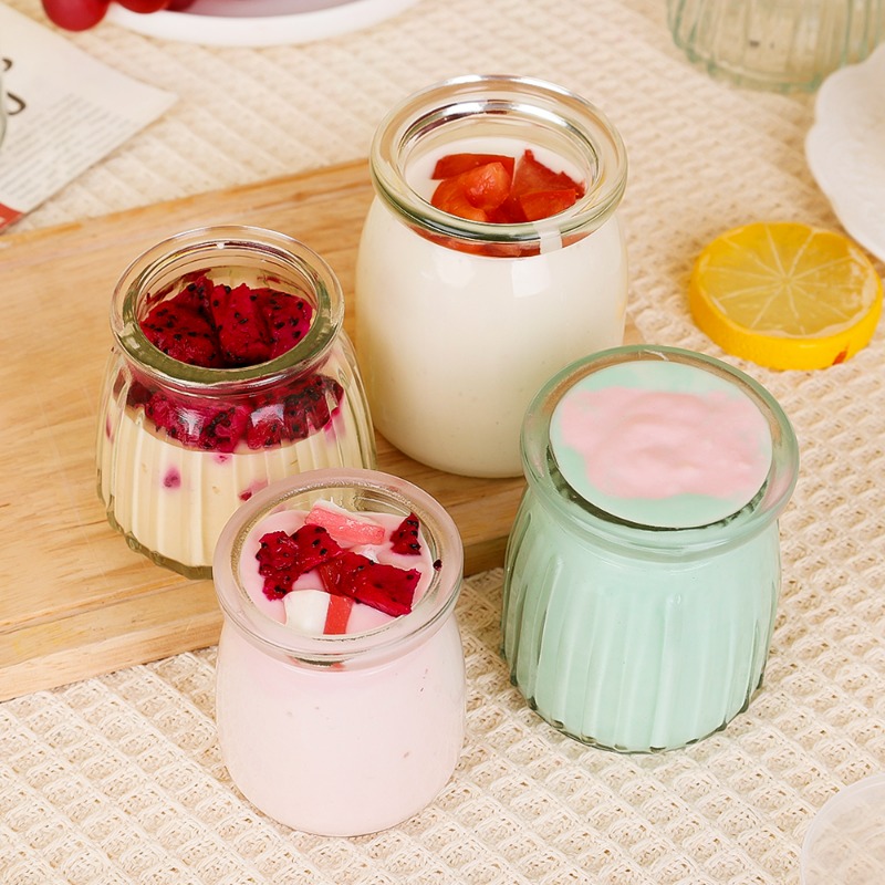 100/150/200ML Glass Yogurt Jar - Food Storage Yogurt avis et prix