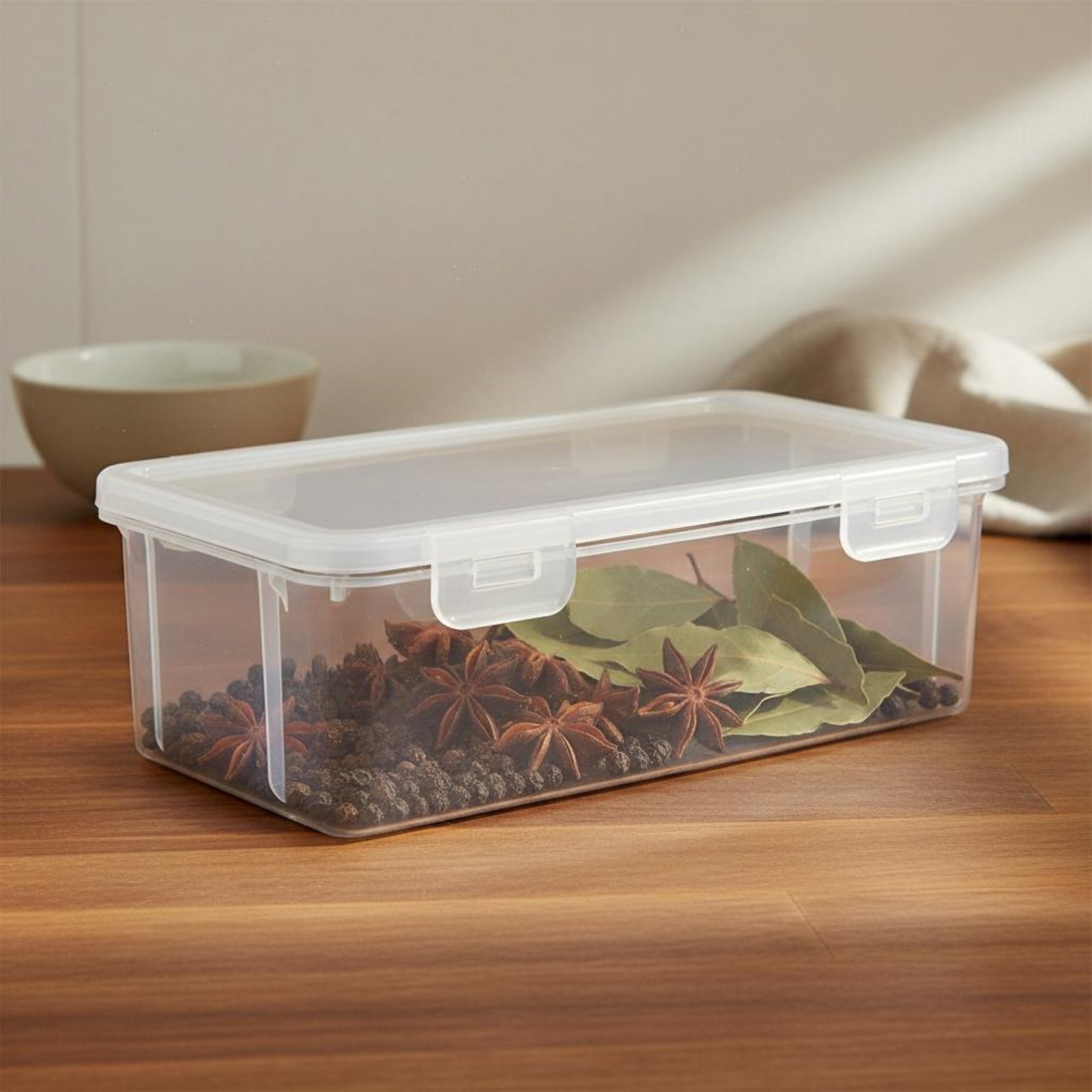 Transparent Seasoning Containe - Stackable Pantry Bin avis et prix