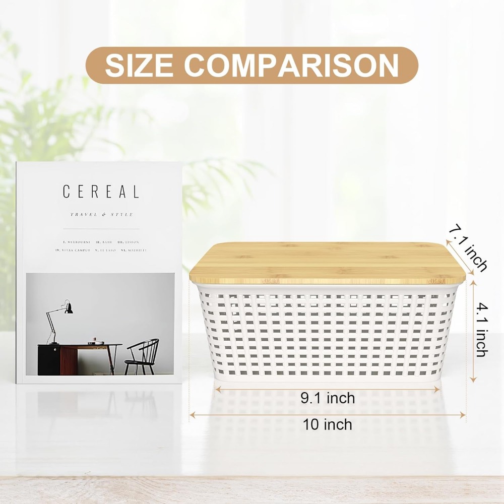 Set of Six Stackable Plastic S - Stackable Pantry Bin avis et prix