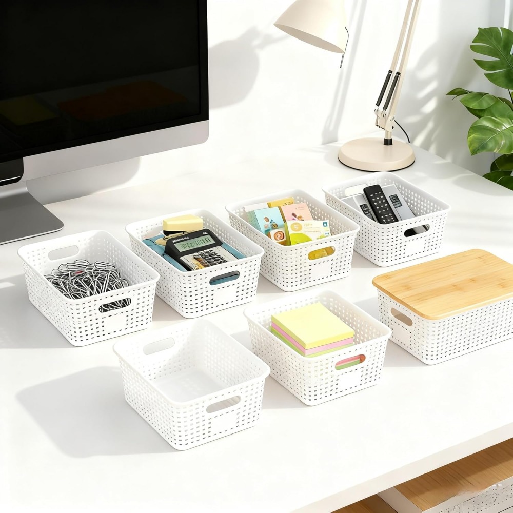 Set of Six Stackable Plastic S - Stackable Pantry Bin avis et prix