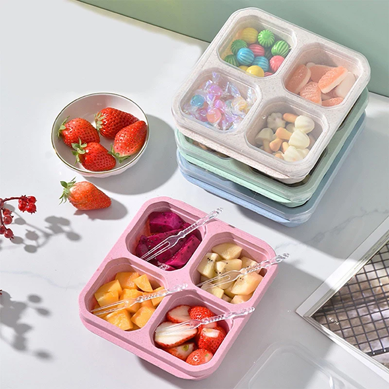 4 Grids Food Storage Box Porta - Food Storage Vegetables avis et prix
