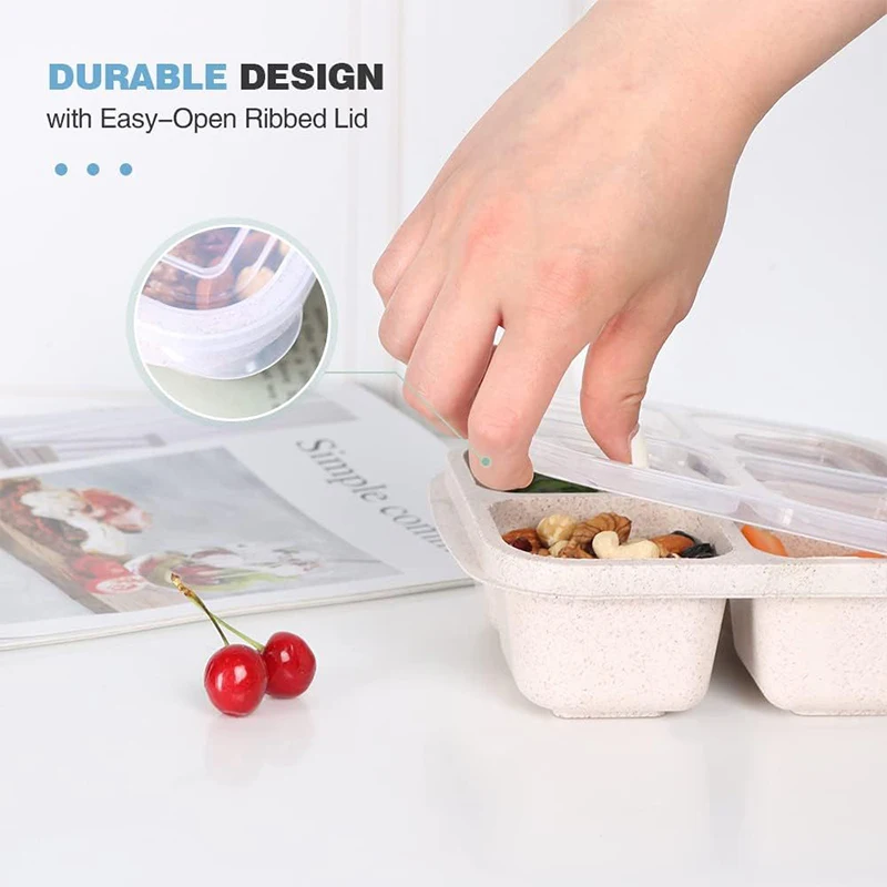 4 Grids Food Storage Box Porta - Food Storage Vegetables avis et prix