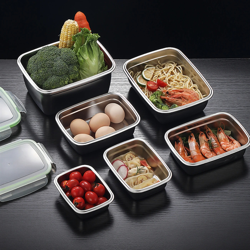 304 Stainless Steel Lunch Box  - Food Storage Oven Safe avis et prix