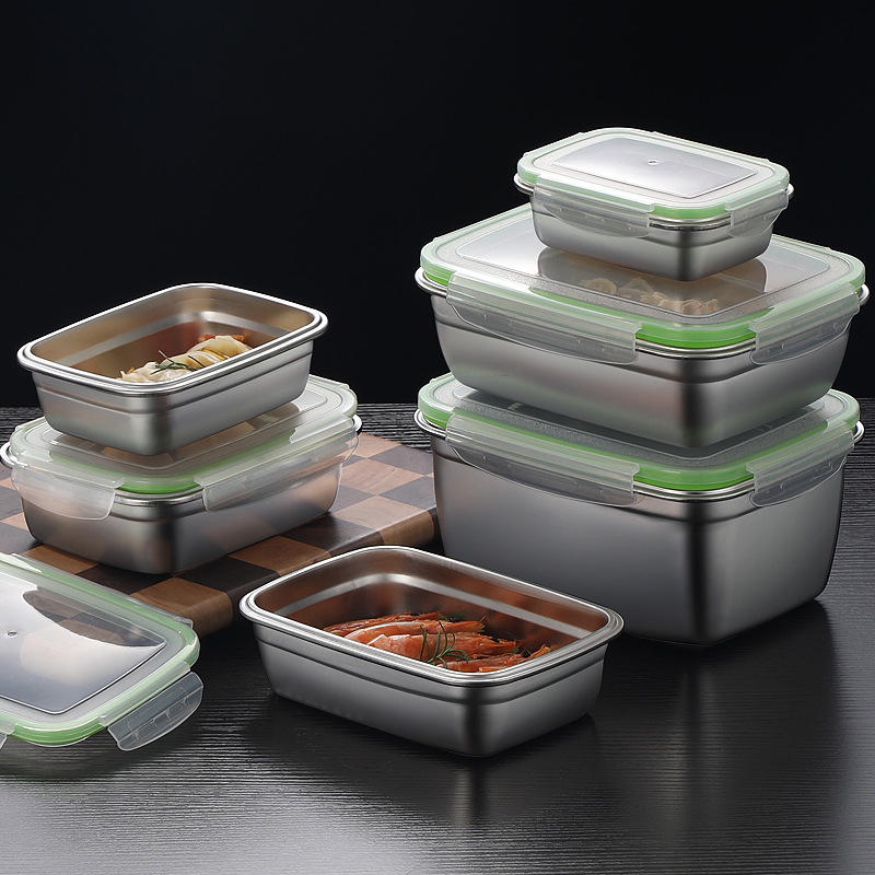 304 Stainless Steel Lunch Box  - Food Storage Oven Safe avis et prix