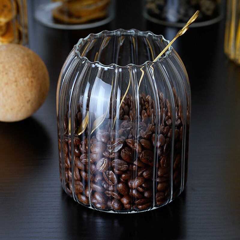 storage glass jar with wooden  - Food Storage Lidl avis et prix