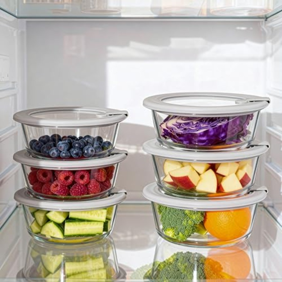 Glass Food Containers with Gla - Food Storage Lidl avis et prix