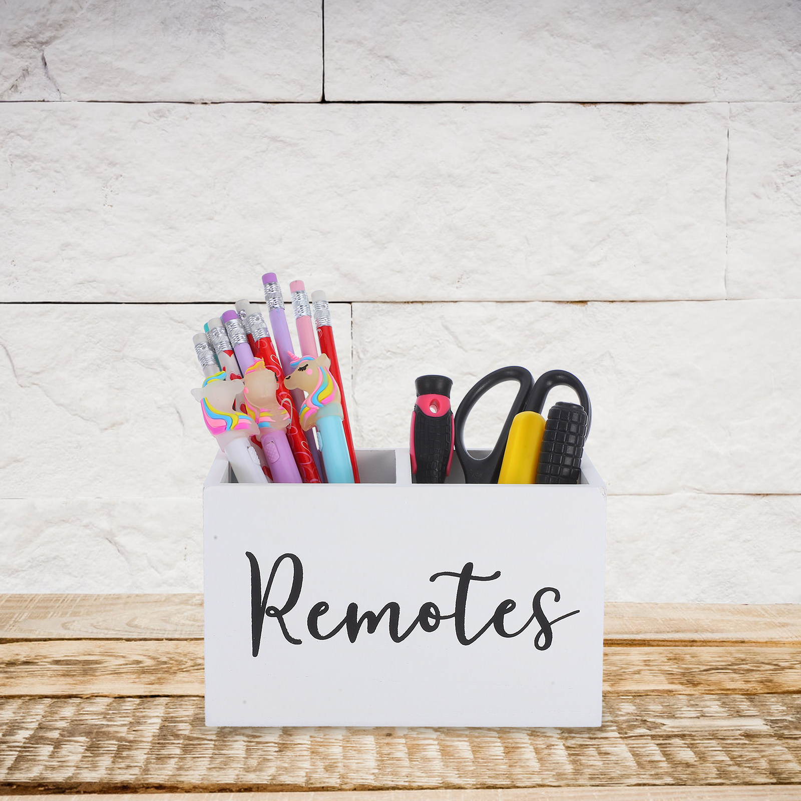 Rustic Wood Remote Control Hol - Food Storage Box avis et prix