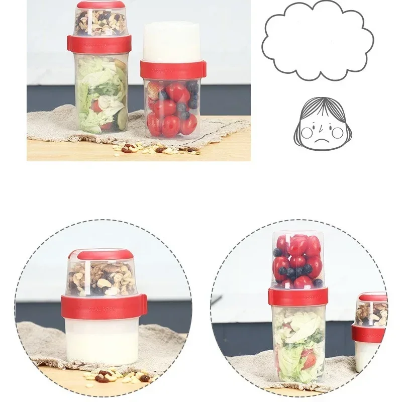 Double-layer Sealed Compartmen - Food Storage Yogurt avis et prix