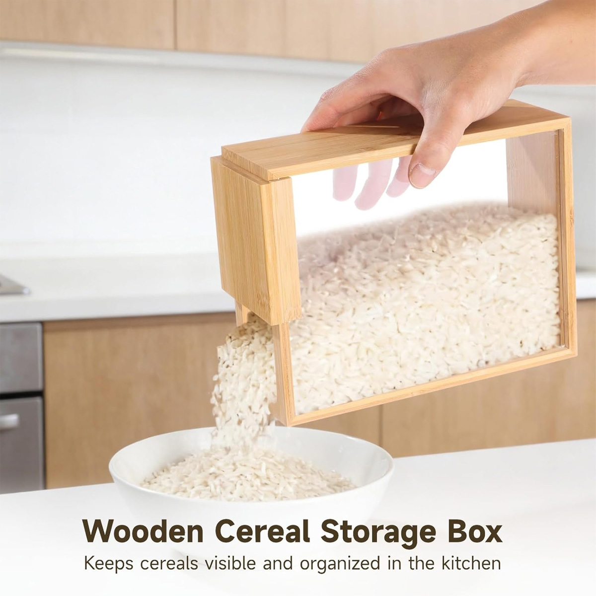 E9 1Pcs Bamboo Cereal Rice Sto - Food Storage Lidl avis et prix