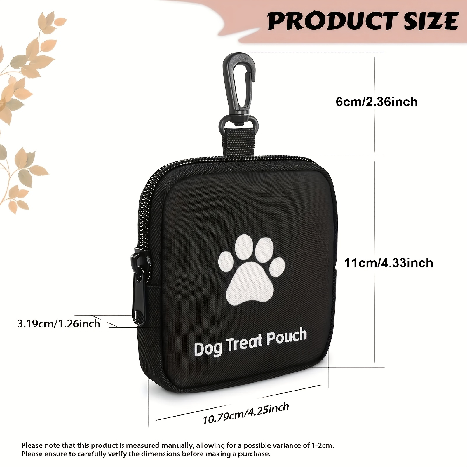Dog Training Treat Pouch,Trave - Food Storage Zipper Bags avis et prix