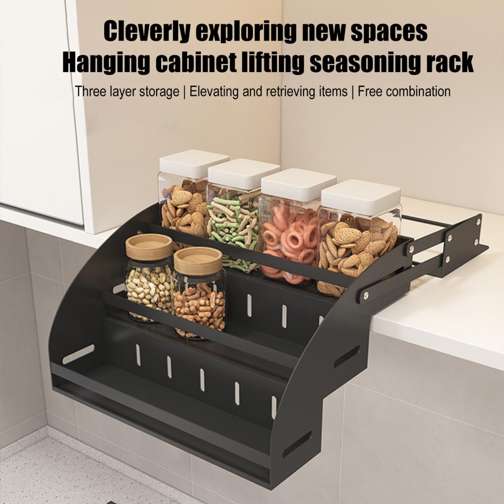 Triple Tier Spice Organizer 3- - Food Storage Kitchen Cabinet avis et prix