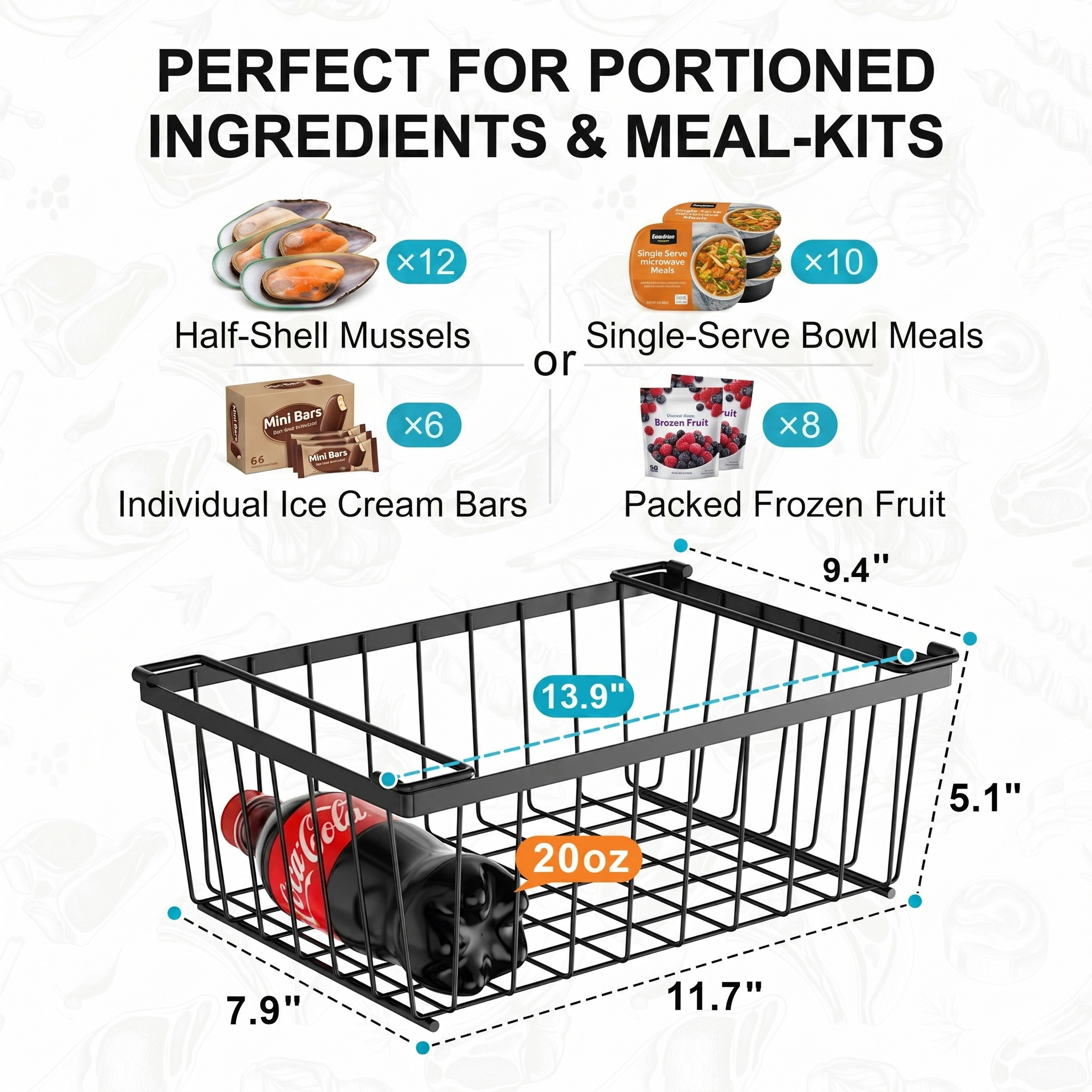 4 Pack Stackable Deep Freezer  - Stackable Pantry Bin avis et prix