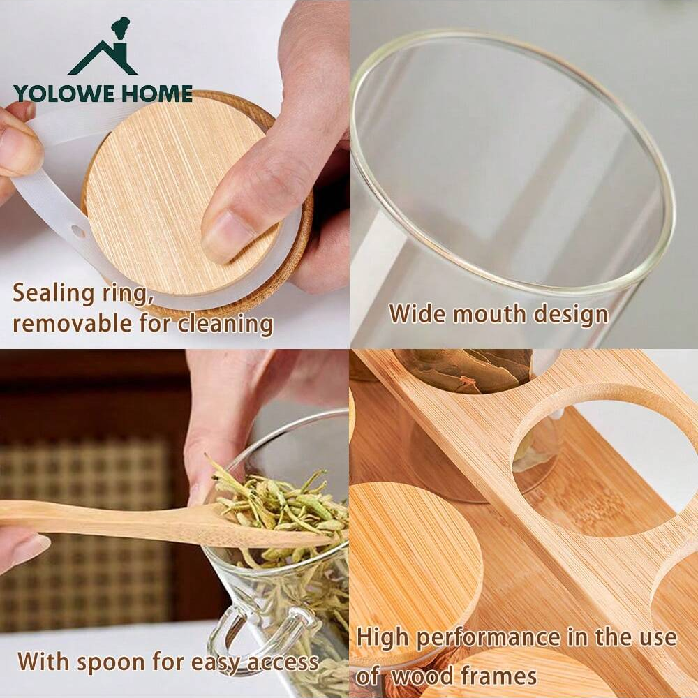 8-Piece Glass Storage Containe - Food Storage Label avis et prix