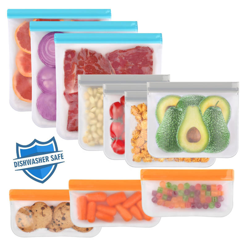 Thickened PEVA Food Bag Reusab - Food Storage Ziploc Bags avis et prix