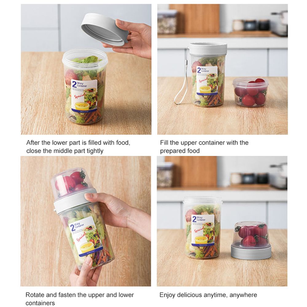 Double-layer Fresh-keeping Box - Food Storage Yogurt avis et prix