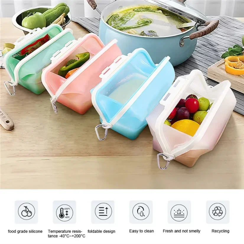 Silicone Travel Premium Reusab - Food Storage Oven Safe avis et prix