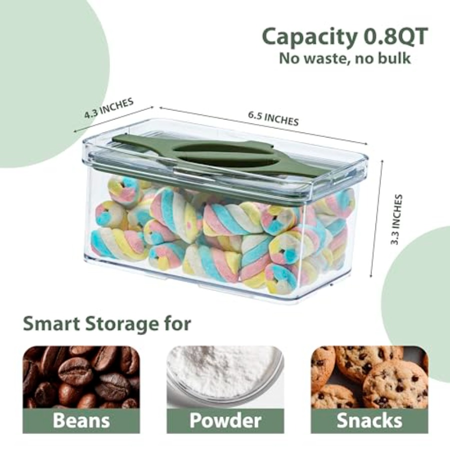 4-Pack Small Pantry Containers - Food Storage Lidl avis et prix