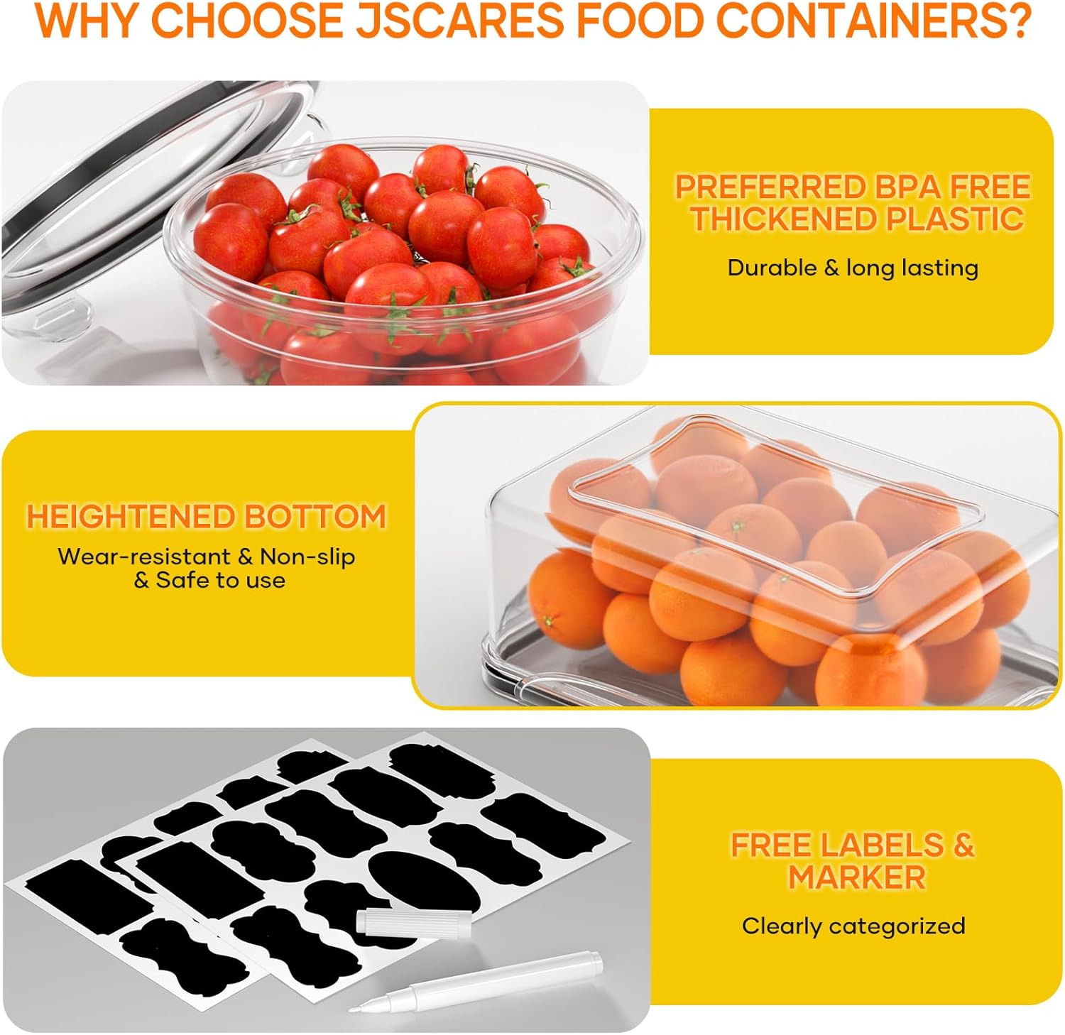 52 PCS Food Storage Containers - Food Storage Airtight avis et prix