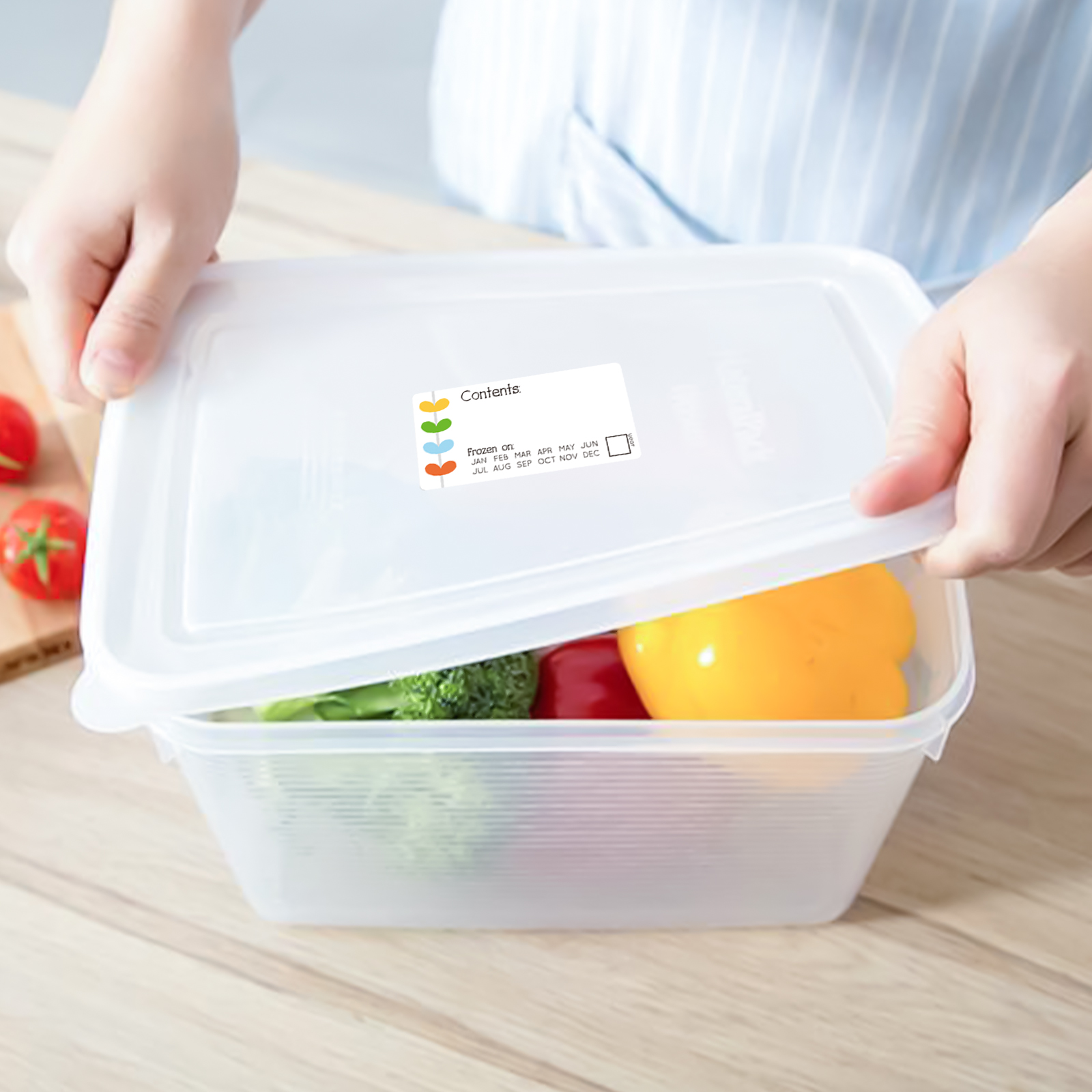 10Pcs, Four-Color Removable Fo - Food Storage Label avis et prix