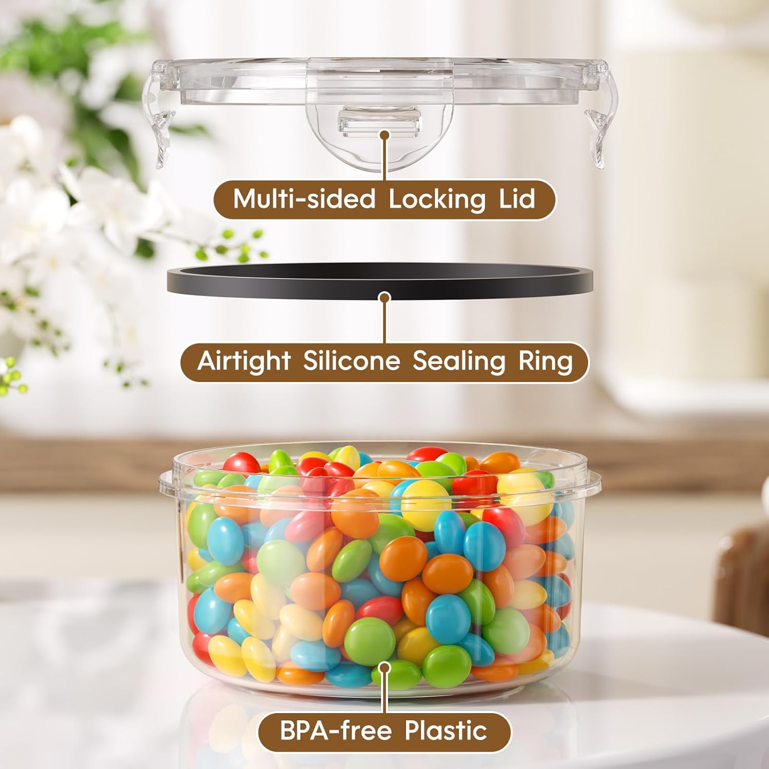 70 Piece Food Storage Containe - Food Storage Label avis et prix