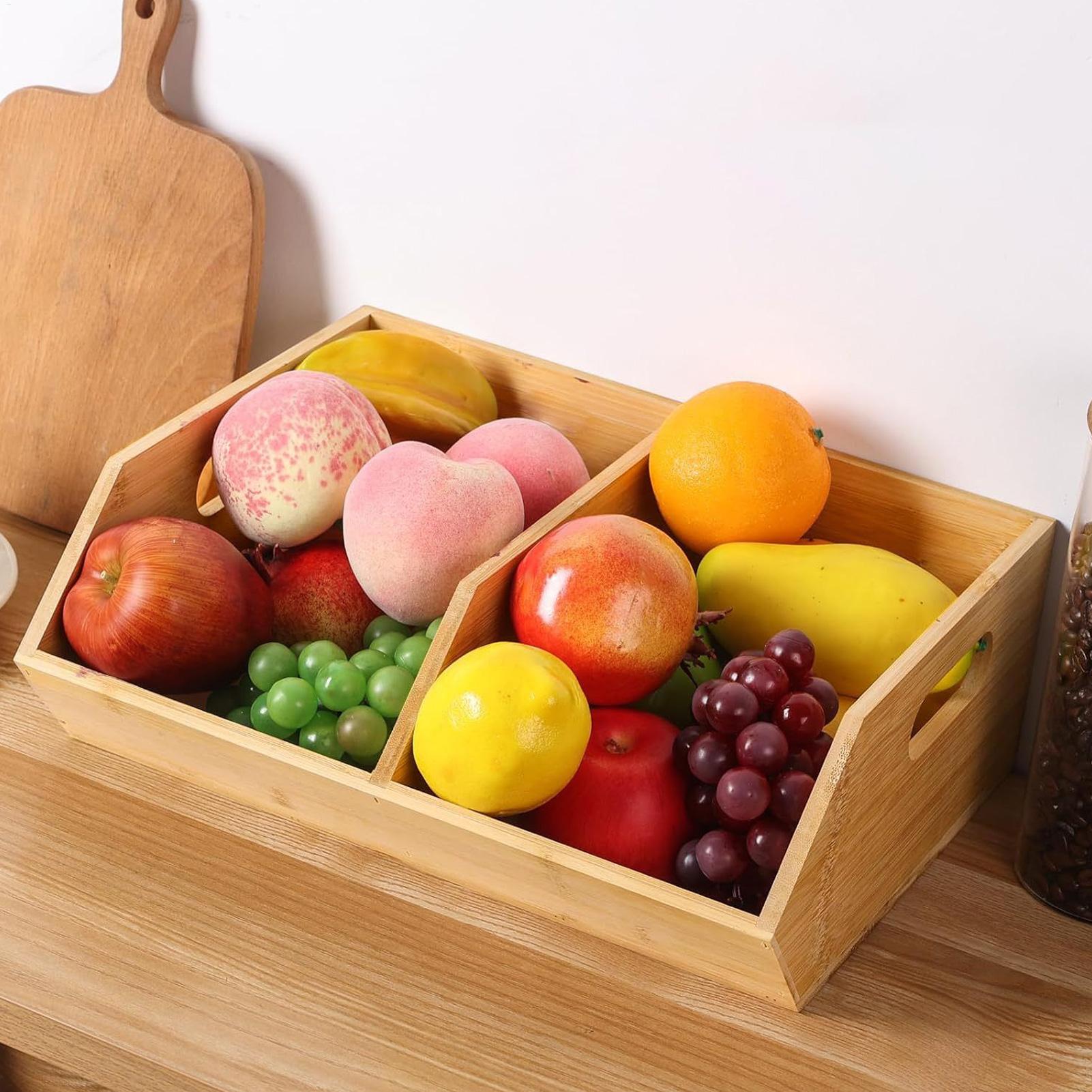 Pantry Organizer Wooden Organi - Stackable Pantry Bin avis et prix