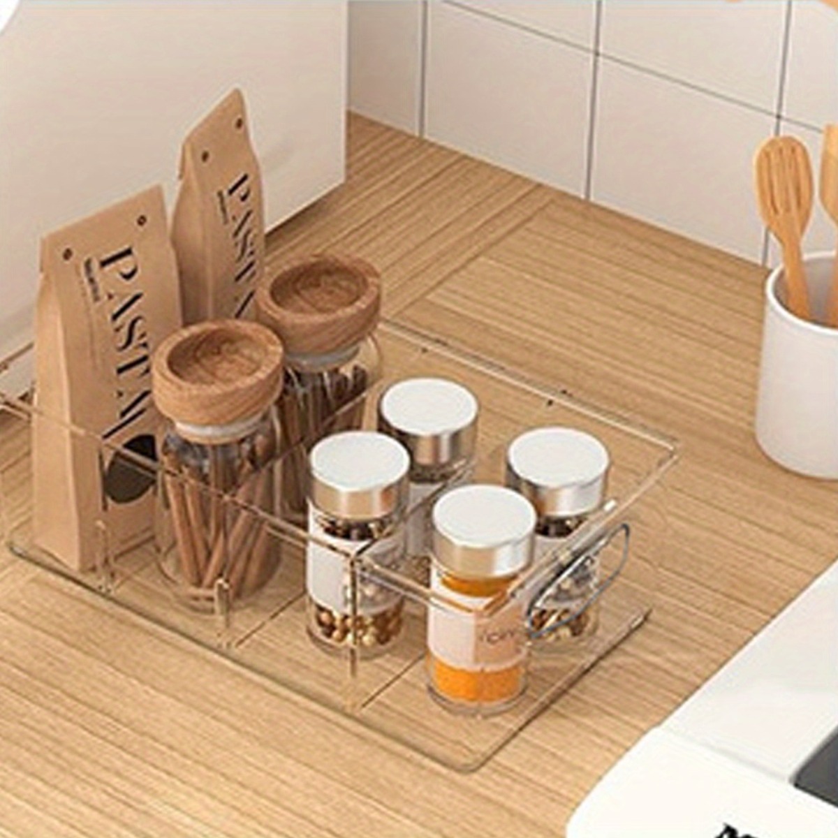 Clear Storage Organizer Bins 4 - Stackable Pantry Bin avis et prix