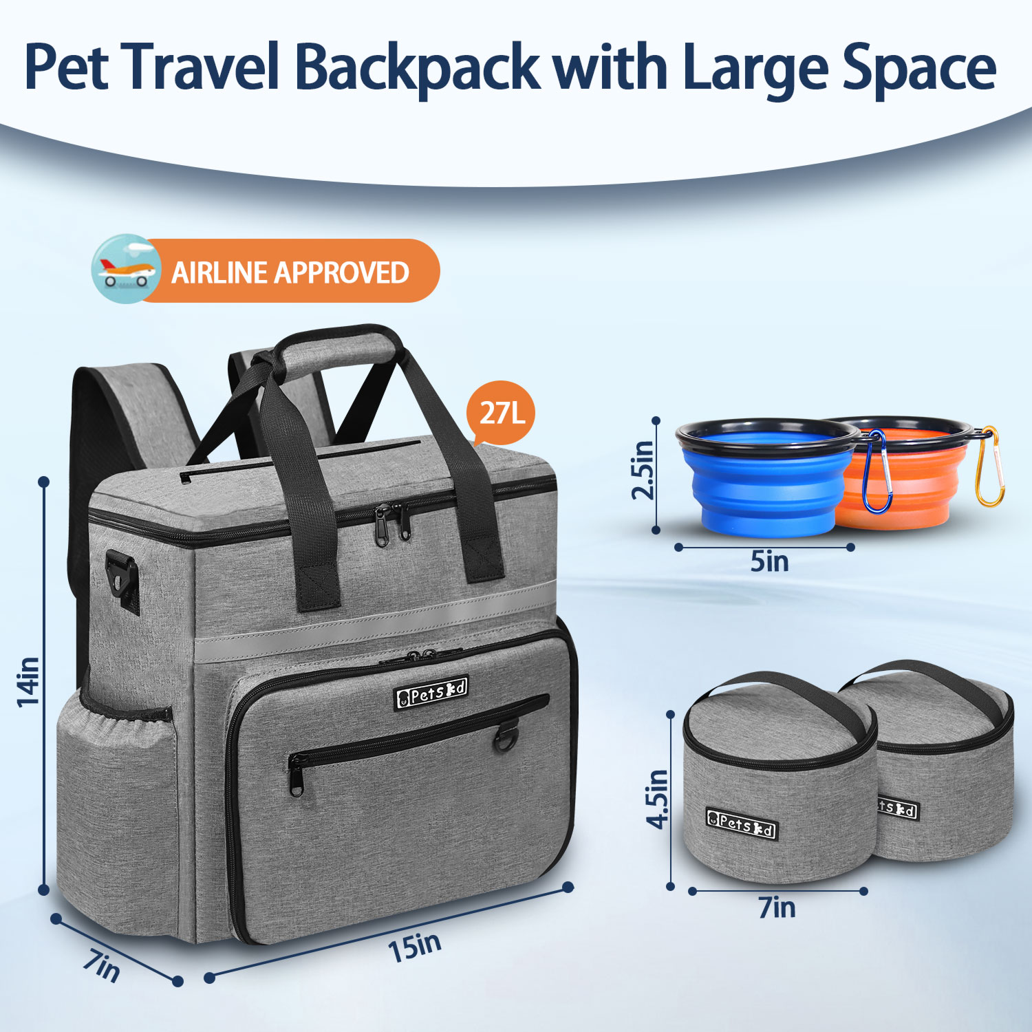 Petskd Outdoor Dog Organizer B - Food Storage Zipper Bags avis et prix
