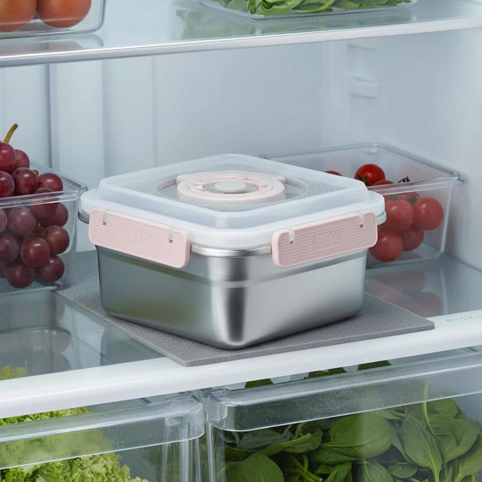 3 Pieces Stainless Steel Food  - Food Storage Box avis et prix