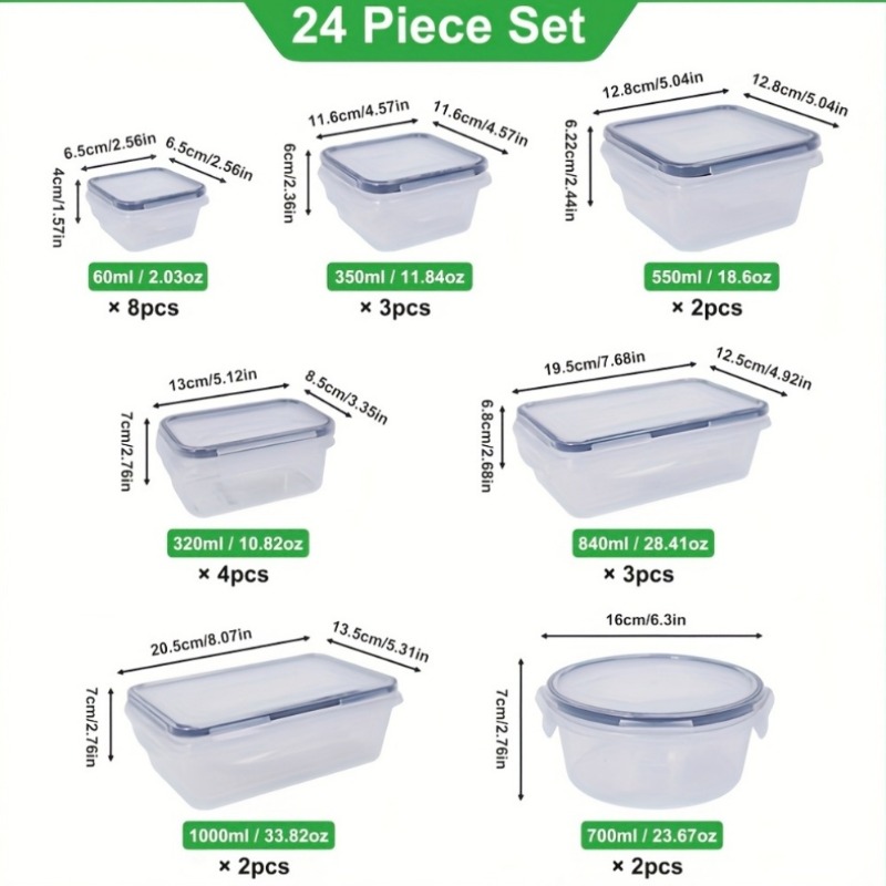 48PCS BPA-Free Food Storage Se - Food Storage Label avis et prix