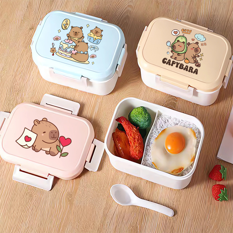 Capybara Bento Lunch Box Carto - Food Storage Box avis et prix