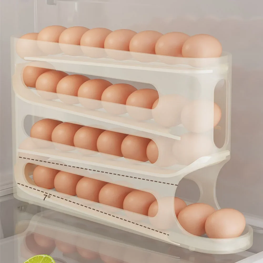 4 Layers Automatic Rolling Egg - Food Storage Cabinet For Kitchen avis et prix
