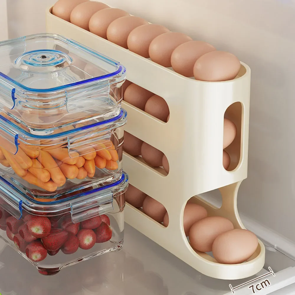 4 Layers Automatic Rolling Egg - Food Storage Cabinet For Kitchen avis et prix