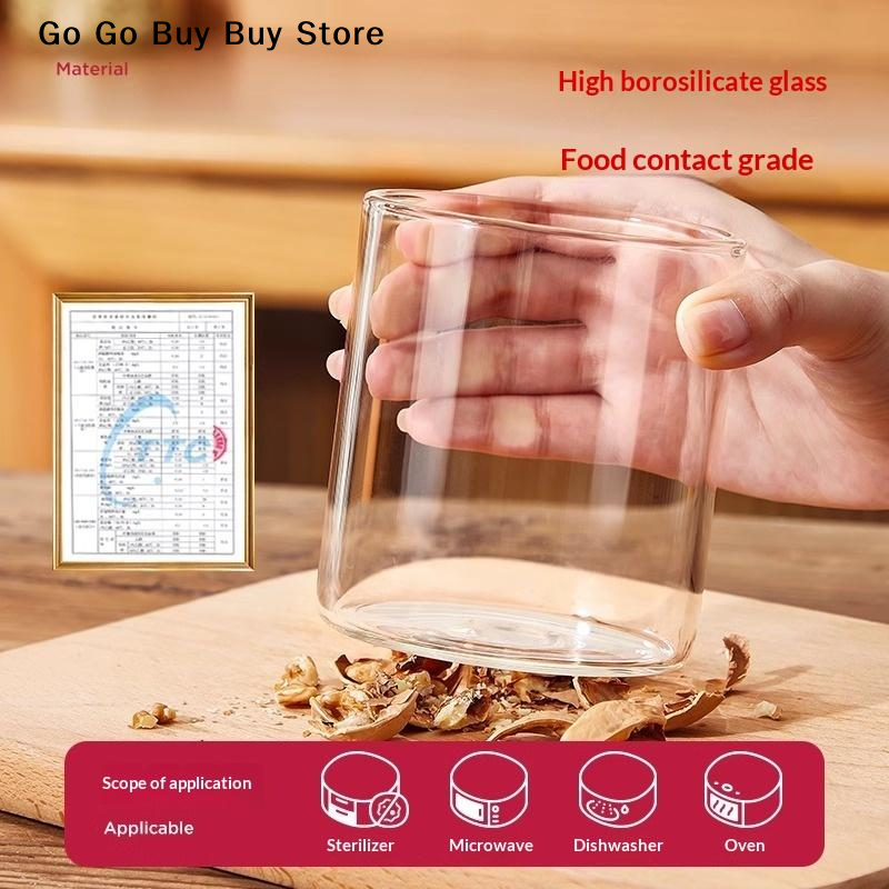 【ST】1Pc 240/400ML Glass Food S - Food Storage With Lids avis et prix