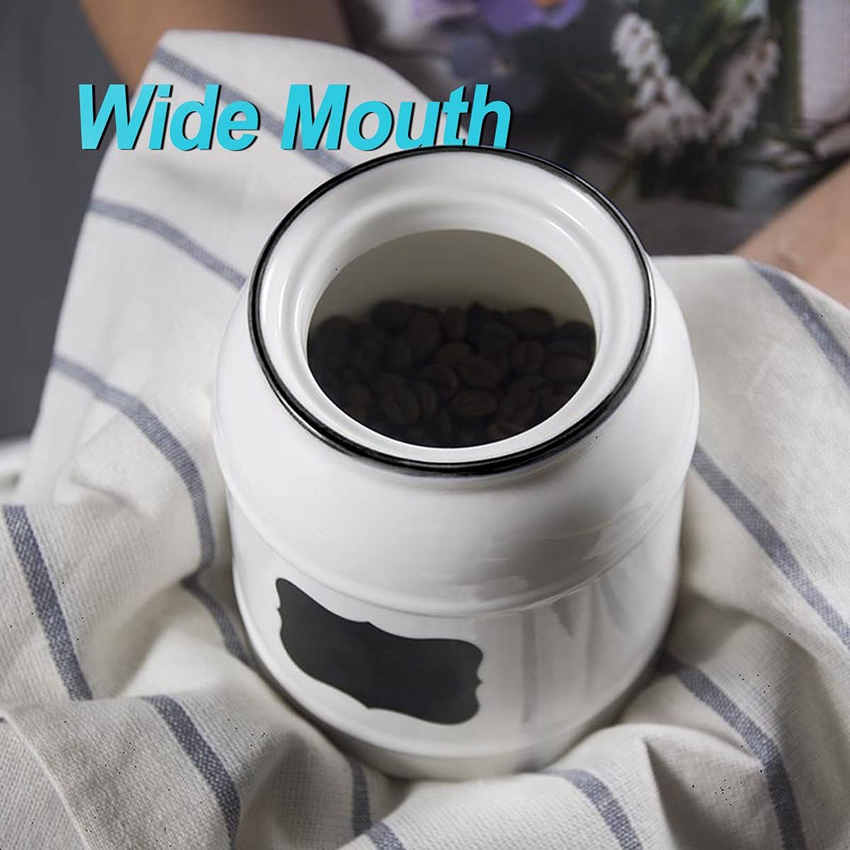 9cup/72oz Ceramic Jar for Dry  - Food Storage Airtight avis et prix