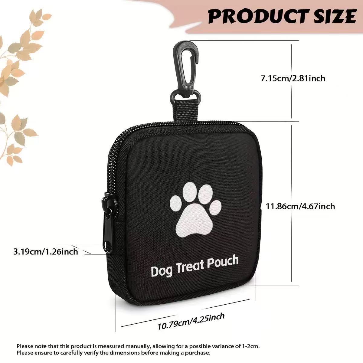 Portable Dog Training Treat Ba - Food Storage Zipper Bags avis et prix