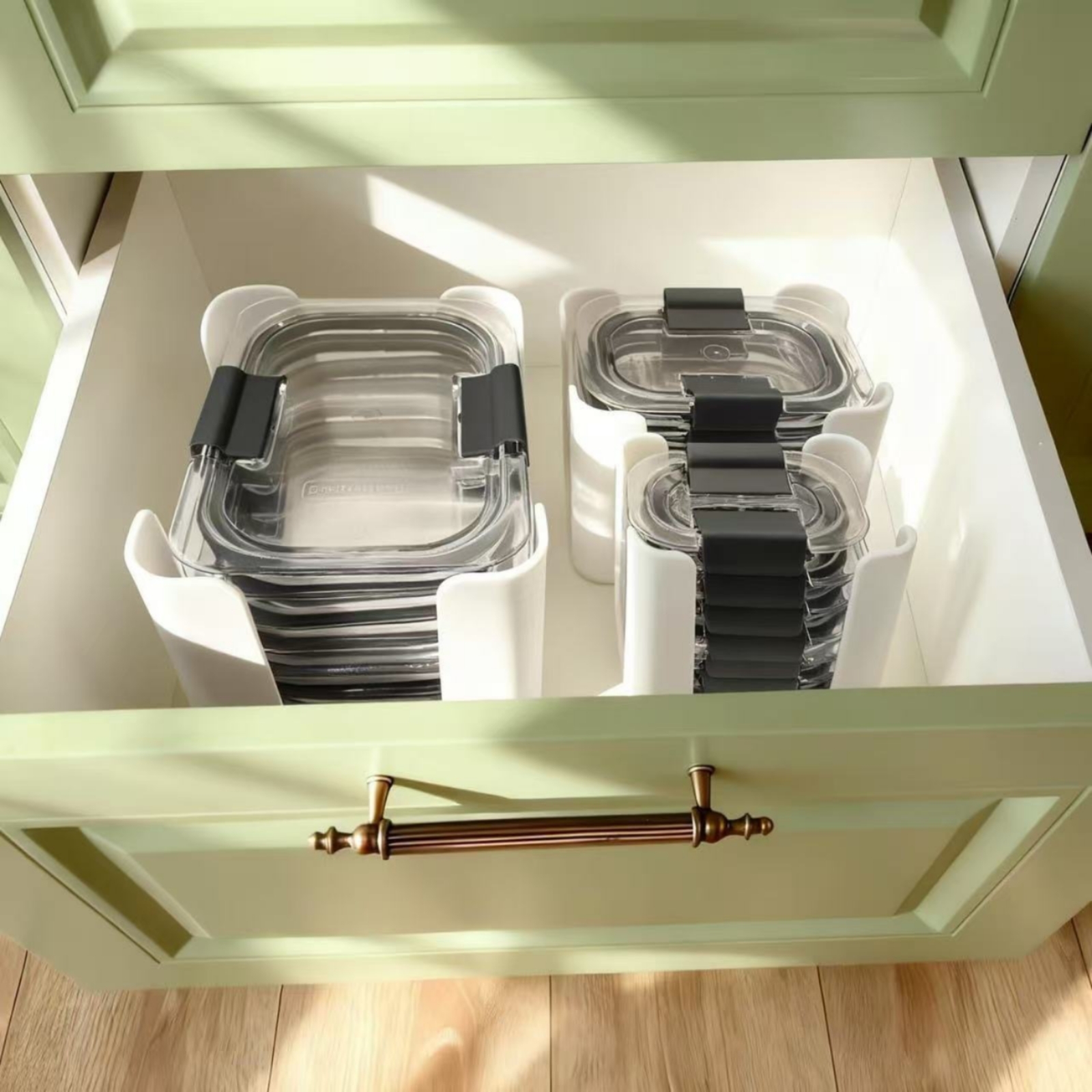 3 Pieces Lid Storage Rack Rect - Food Storage Cabinet For Kitchen avis et prix