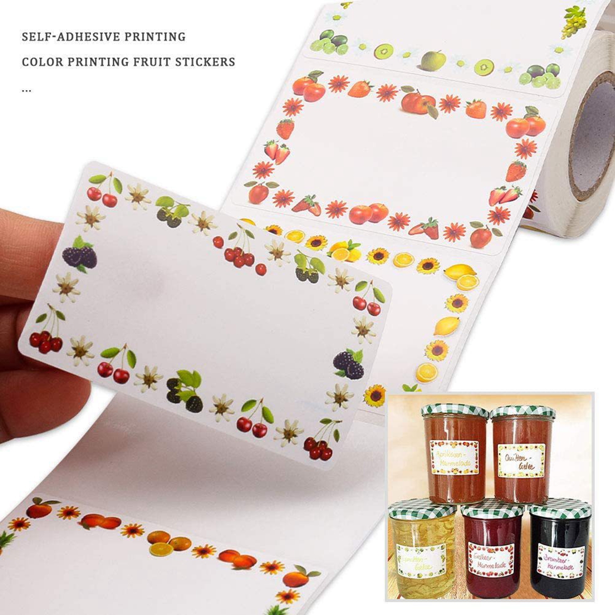 250Pcs Rectangle Canning Label - Food Storage Label avis et prix