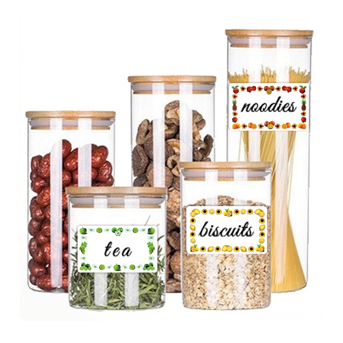 250Pcs Rectangle Canning Label - Food Storage Label avis et prix